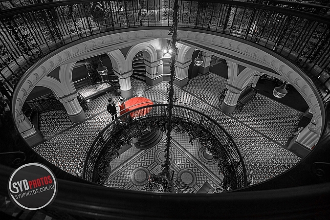 Queen Victoria Building (QVB) Pre Wedding Photoshoot Sydney